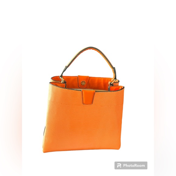 Jen & Co vegan leather peach purse nwot condition flawless - Picture 11 of 12